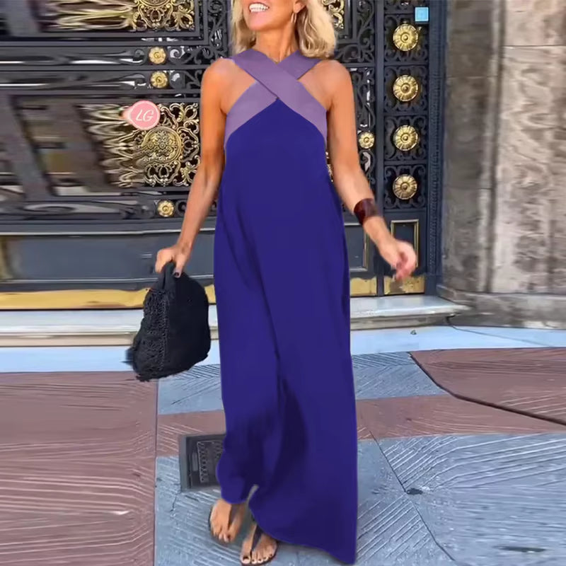 Sunset Glow: Off Shoulder Multi-Color Holiday Dress